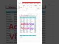 How To Use Advanced VLOOKUP in Excel 🔥 90% Users Don’t Know This Trick! #shorts