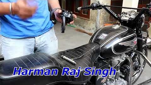 Manual decompressor for Royal Enfield installation in brief