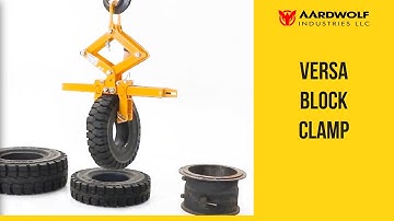 Stone lifter | versa block clamp | lifting and moving concrete blocks | Aardwolf