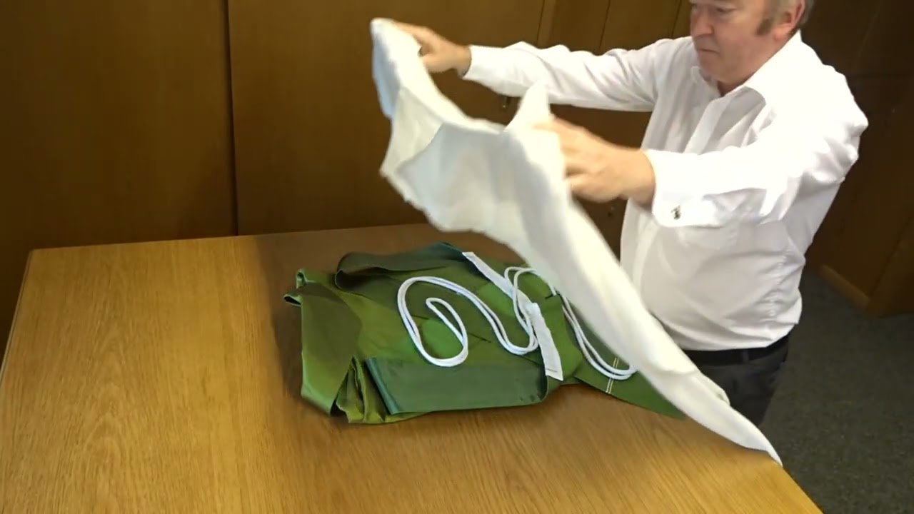 Tipp Maßgewand Falttechnik Küster Küsterin Mesner Mesnerin Katholisch Custos Catholic Teil I