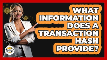 What Information Does a Transaction Hash Provide?