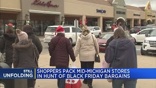 Shoppers pack Mid-Michigan stores in hunt of Black Friday bargains
