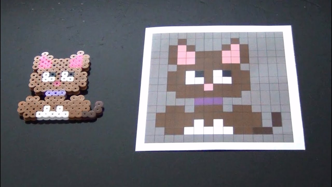 How to Make a Cute Perler Bead Cat 