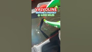 Valvoline Restore & Protect: AFTER 2000 MILES #valvoline #oilchange #diy