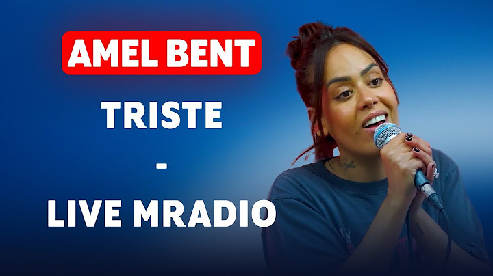 Amel Bent - Triste [LIVE M RADIO]