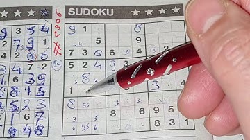 (#2306) Wednesday. Four Stars Sudoku puzzle. Bonus Extra edition. 02-10-2021 Extra part 2 of 4