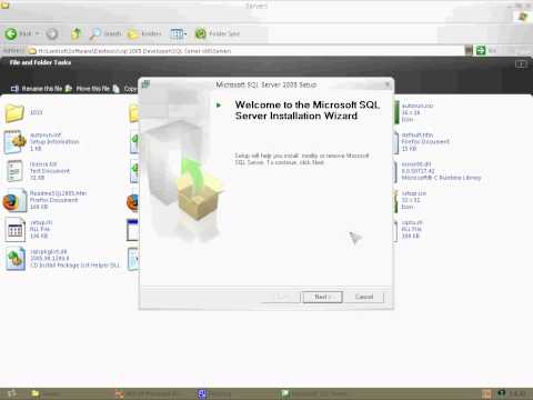 Install SQL Server 2005