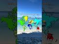 quanto de população tem cada continente? #edit #mapping