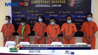 Polisi Gerebek Sebuah Warnet Tempat Bermain Judi Online di Palembang #LintasiNewsPagi 04/09