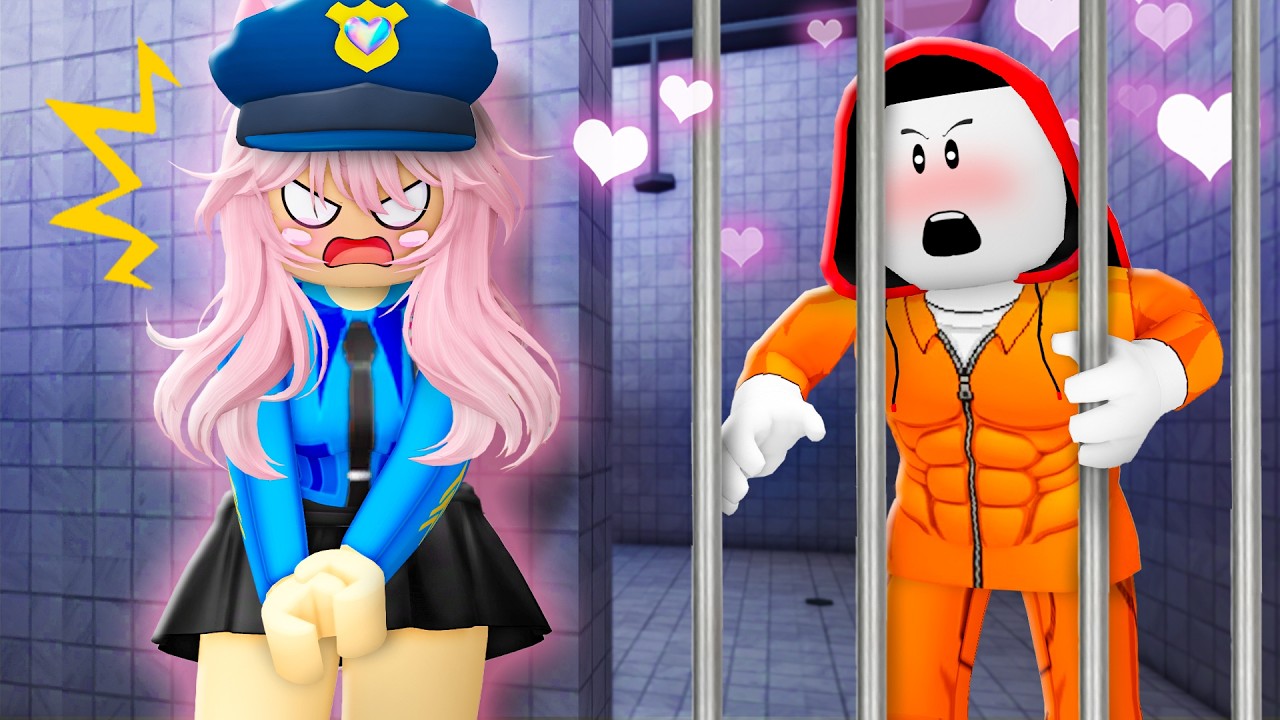 JJ Was Arrested by E-GIRL in PRISON?! 💖 - Maizen Roblox