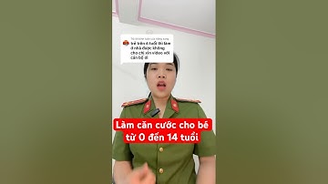 Làm căn cước cho bé dưới 6 tuổi, từ 6 đến dưới 14 tuổi, đủ 14 tuổi #hoangtham #cccd #cc