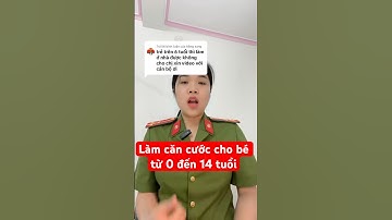 Làm căn cước cho bé dưới 6 tuổi, từ 6 đến dưới 14 tuổi, đủ 14 tuổi #hoangtham #cccd #cc