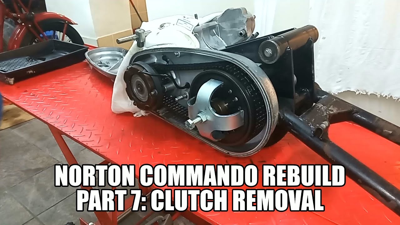 Ремонт двигателя Norton Commando. Часть 7: Снятие сцепления