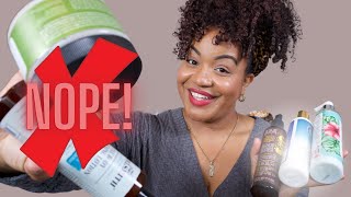 Natural Hair Products I Will NOT Repurchase. These products did not work for me!
