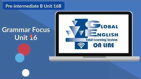 Pre intermediate B Unit 16B