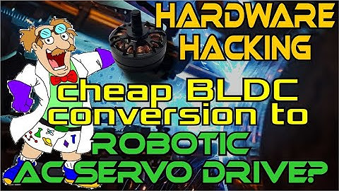 Hardware hack a BLDC as an AC servo motor