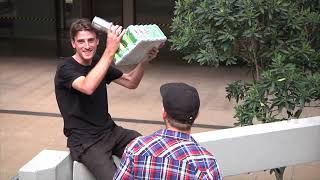 Nathan Jackson - Double Set Kickflip Battle - Nauru House, Melbourne - 2016