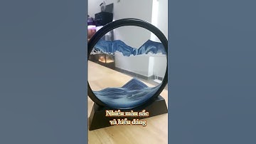 Tranh cát chảy chuyển động 3D nhiều màu sắc #nguyenlinhreview
