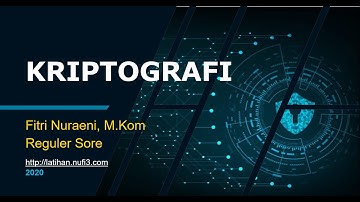 01 Kriptografi | Pengantar Kriptografi