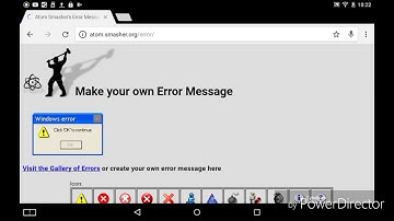 How to make a fake Windows XP error message