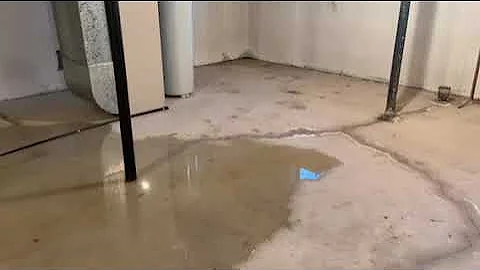 Abandoned House Basement Flooding