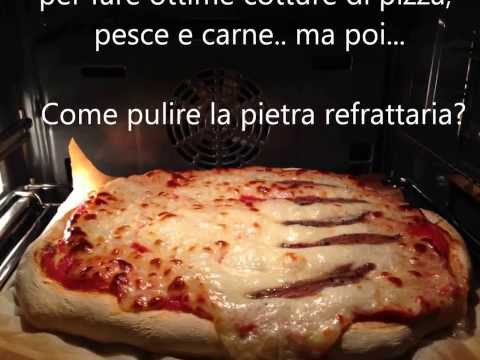 Pizza, come pulire la pietra refrattaria Pulire la pietra