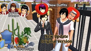 New Update Original Version [1.048.02] New Costumes, Props and Hairstyles in Sakura School Simulator