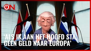 Geert Wilders komt met verbeterde tekst voor Europapa