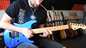 Melodic hard rock / shred guitar solo improvisation