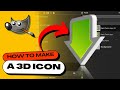 How to Make a Custom 3D ICON in GIMP