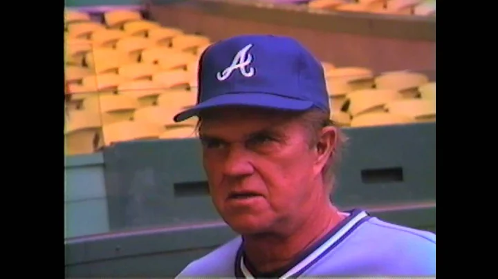 Braves Pitching Coach Johnny Sain - 1985