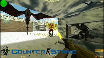 Counter Strike 1.6 Zombie Mod |  zm_Ice_world_2 Gameplay (2025)