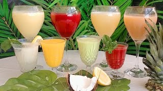 8 اشكال العصير فريش ، اقتصاديين  ومنعشين ، سريعين التحضير 8 sortes de jus