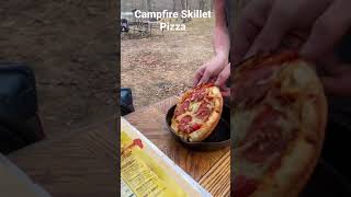 Campfire Skillet Pizza #shorts