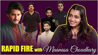 Rapid Fire with Maanasa Choudhary | Bubblegum Movie | TFPC