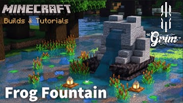 Minecraft Tutorial | How To Build an Automatic Frog Fountain | Automatic Fountain