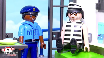 Justin Duty Escapes from Playmobil Jail 😲