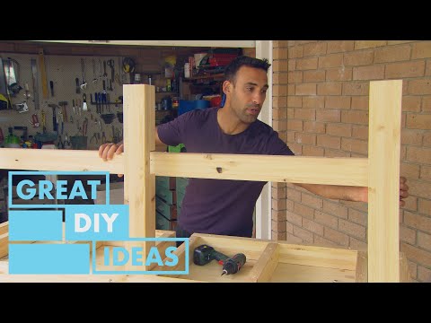 how to make a folding workbench thats perfect for small spaces diy great home ideas