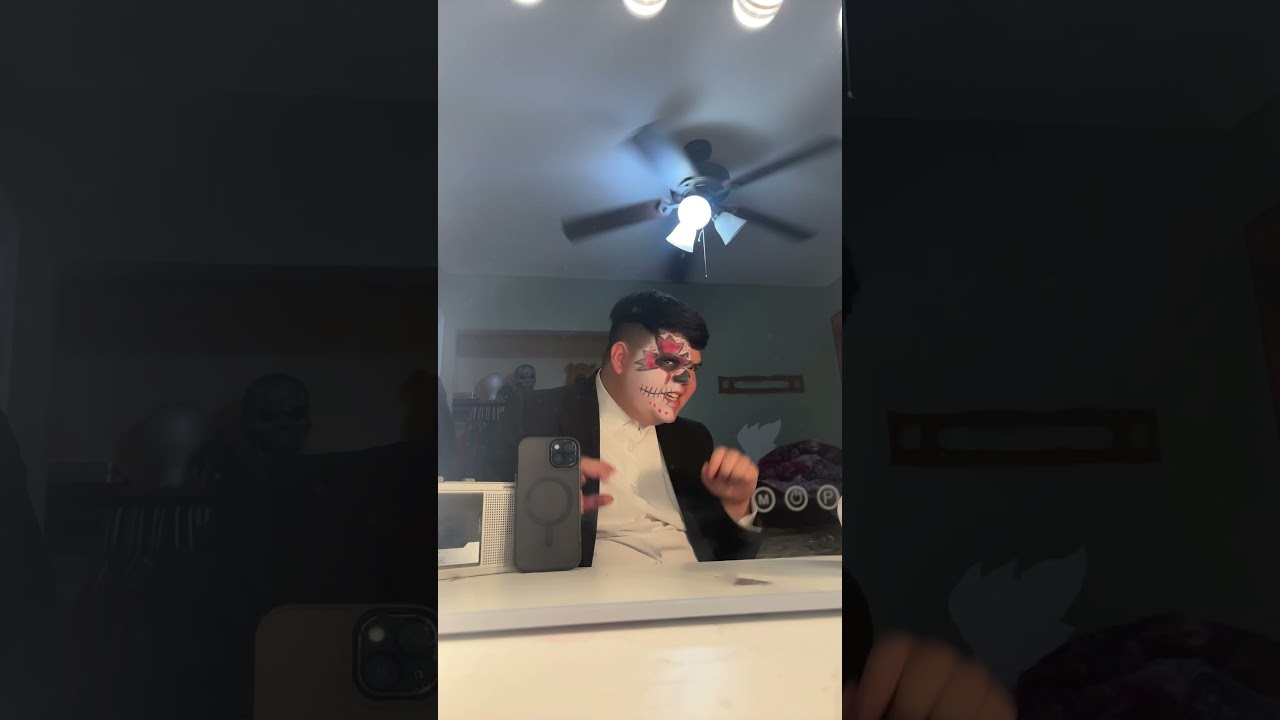 2 face performance- “when you’re evil” ￼￼from Aurelio vol￼tarie. Make up inspired by wwe Ethen page