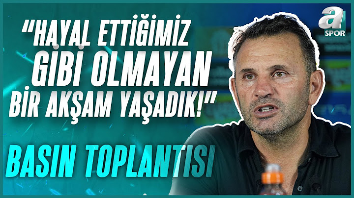 Galatasaray 0-1 Young Boys Okan Buruk Maç Sonu Basın Toplantısı / A Spor / Avrupa Gecesi