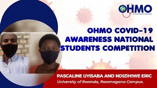 Coronavirus Global Awareness in Rwanda - PASCALINE UYISABA and NDIZIHIWE ERIC from UR (ENTRY 15)