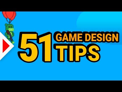 51 Game Design Tips! (In 8 Minutes)