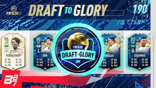 99 RONALDO! UNBELIEVABLE ICON AND TOTS FUT DRAFT! | FIFA 20 DRAFT TO GLORY #190