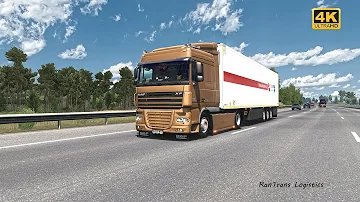 Daf XF 105 - Euro Truck Simulator 2 | 4K gameplay