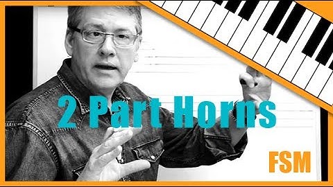 Two part writing for Horns with Fred Stickley, Session 3