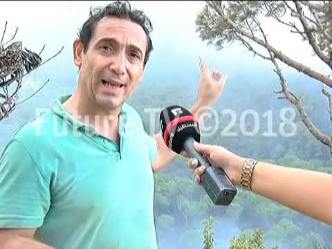 النار كادت تلامس المنازل في بشامون ودير قوبل