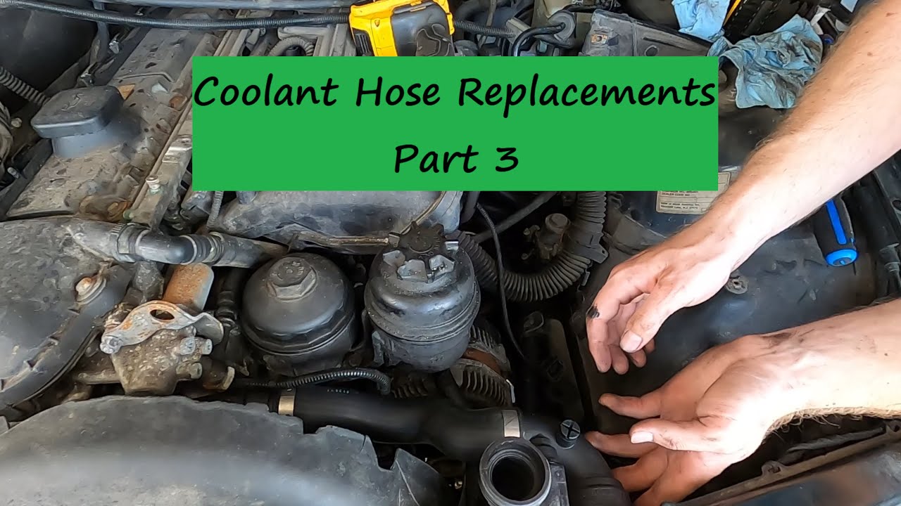 1999 BMW 328i (E46) Coolant Hose Replacements Part 3 YouTube