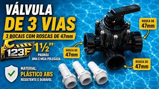 DIVISOR DE ÁGUAS C/ 3 VIAS, PRA QUÊ SERVE ESSA VÁLVULA? DÁ P/ LIGAR O ROBÔ HIDRÁULICO C/ O SKIMMER?