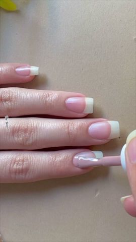 💅🌸Easy floral french tip nail art design #nailart2023 #naildesign #youtubeshorts #shorts