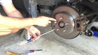 How to Change Rear Brakes 2009 Honda CRV